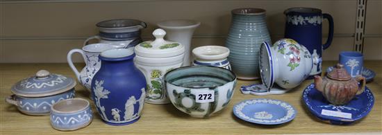 A quantity of mixed ceramics and pottery including Wedgwood